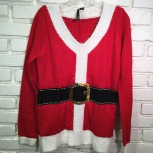 Ugly Christmas Sweater Santa Themed M